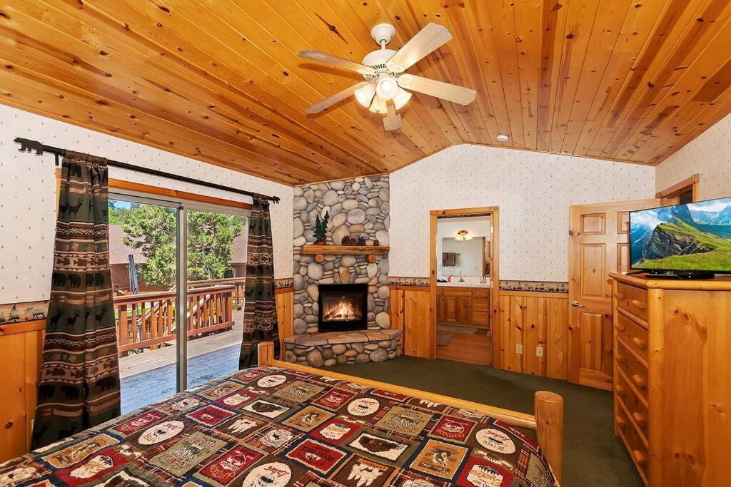 Teakwood - 3-Br Spa, Fire Pit, Quiet, Ac, Centrally Located Villa Big Bear Lake Ngoại thất bức ảnh