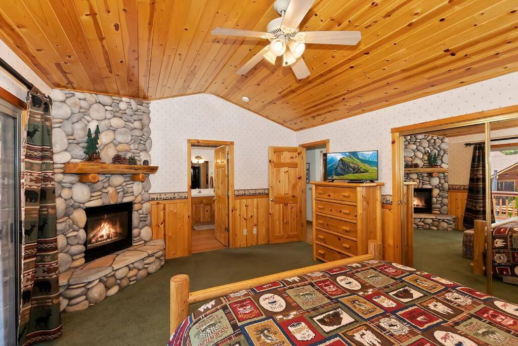 Teakwood - 3-Br Spa, Fire Pit, Quiet, Ac, Centrally Located Villa Big Bear Lake Ngoại thất bức ảnh