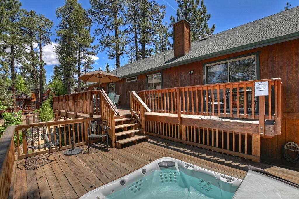 Teakwood - 3-Br Spa, Fire Pit, Quiet, Ac, Centrally Located Villa Big Bear Lake Ngoại thất bức ảnh