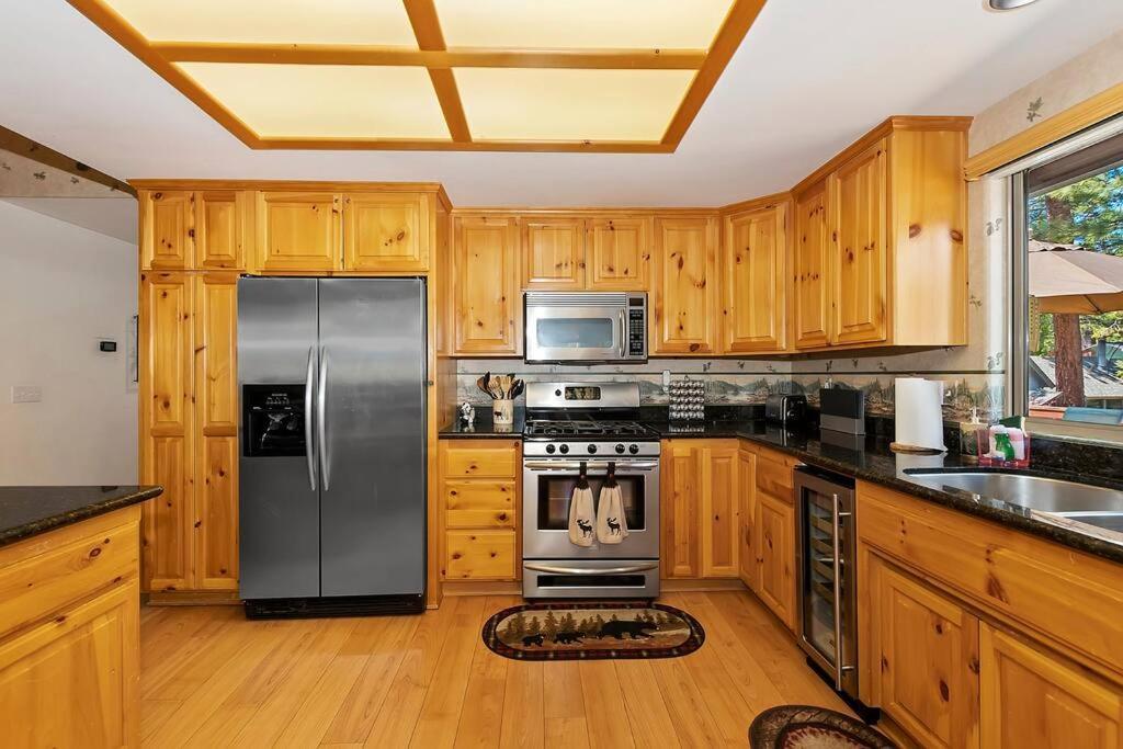 Teakwood - 3-Br Spa, Fire Pit, Quiet, Ac, Centrally Located Villa Big Bear Lake Ngoại thất bức ảnh