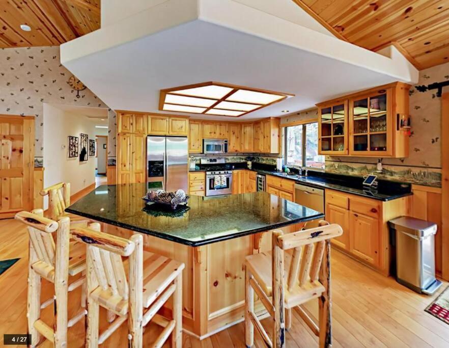 Teakwood - 3-Br Spa, Fire Pit, Quiet, Ac, Centrally Located Villa Big Bear Lake Ngoại thất bức ảnh